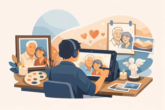 Commissioned Tribute Art Process Explained