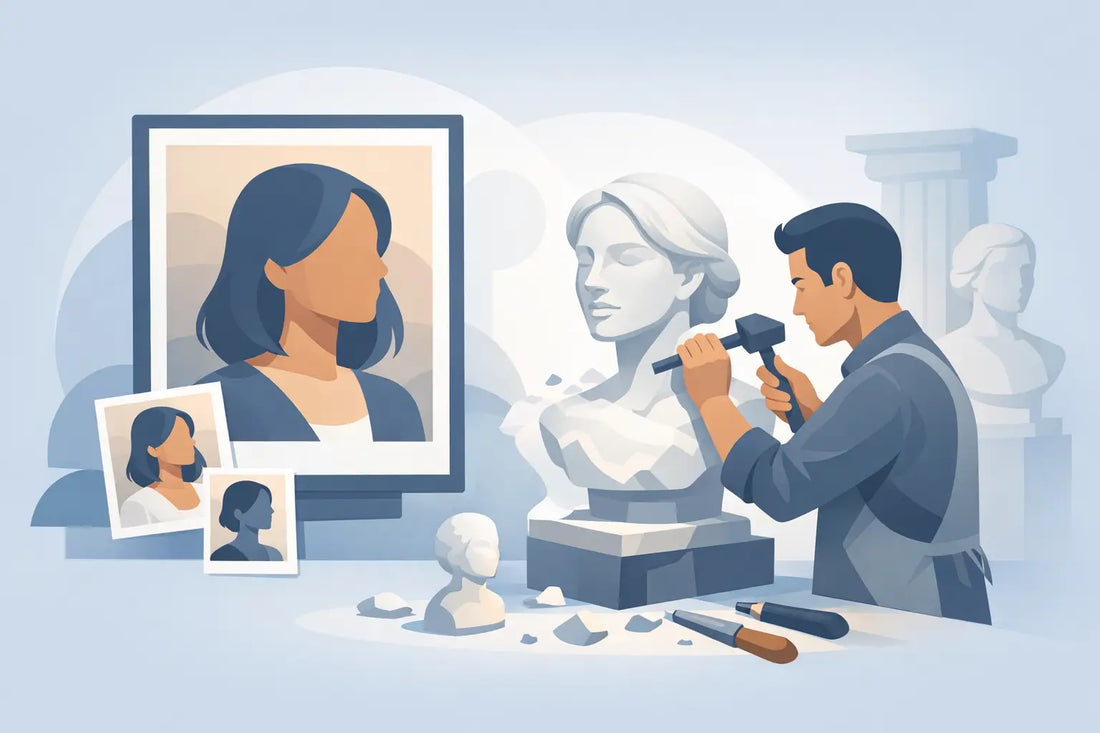 How to Turn Portraits Into Sculpture