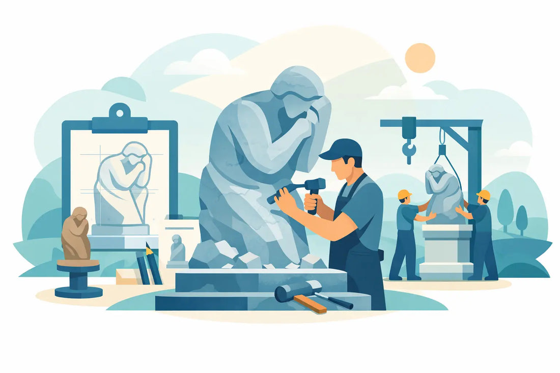 Inside the Memorial Sculpture Process