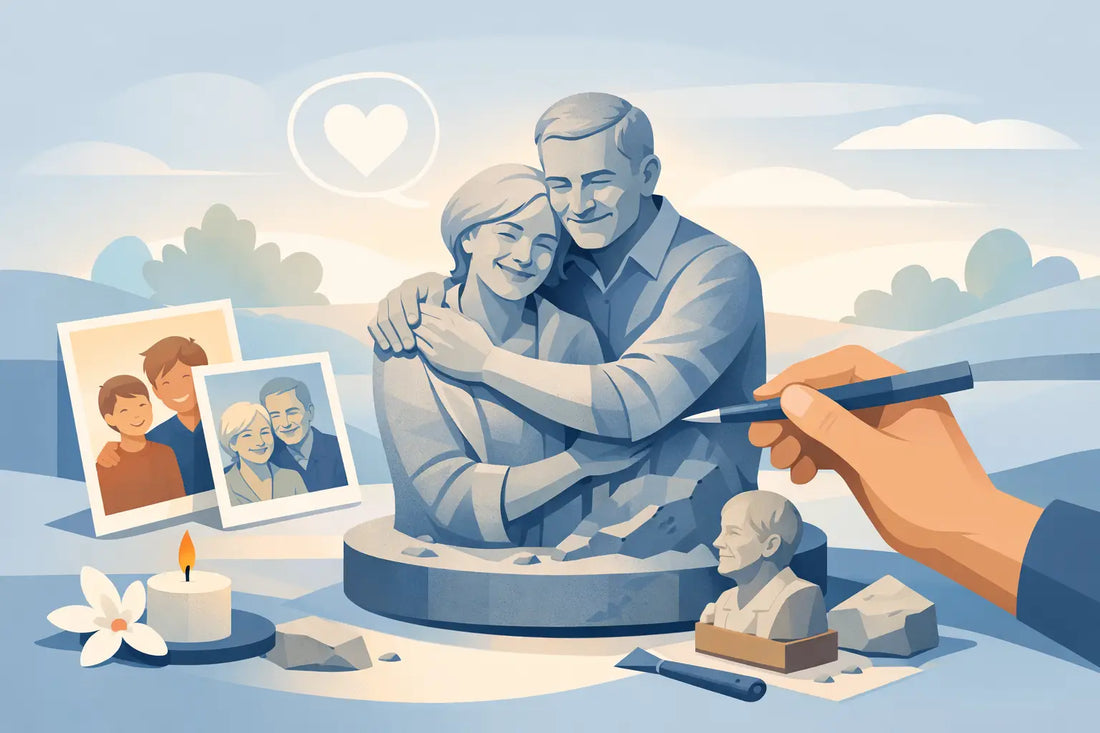 Memorial Sculpture From Photos, Done Well