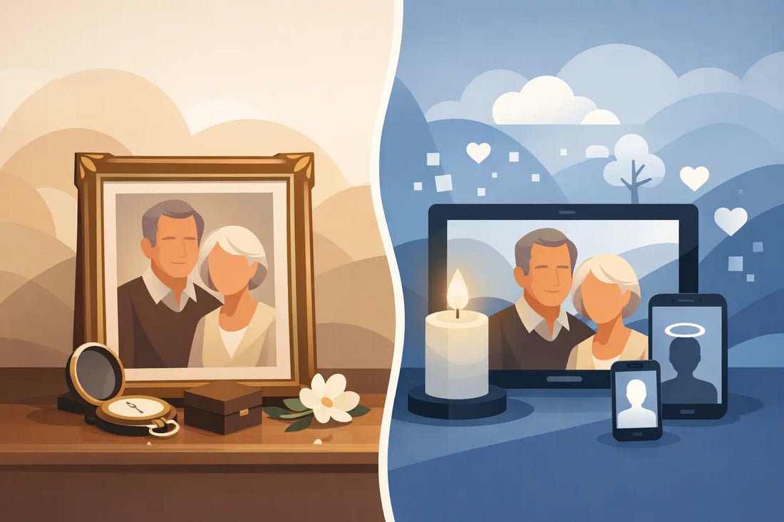 Heirloom Artwork Versus Digital Memorials